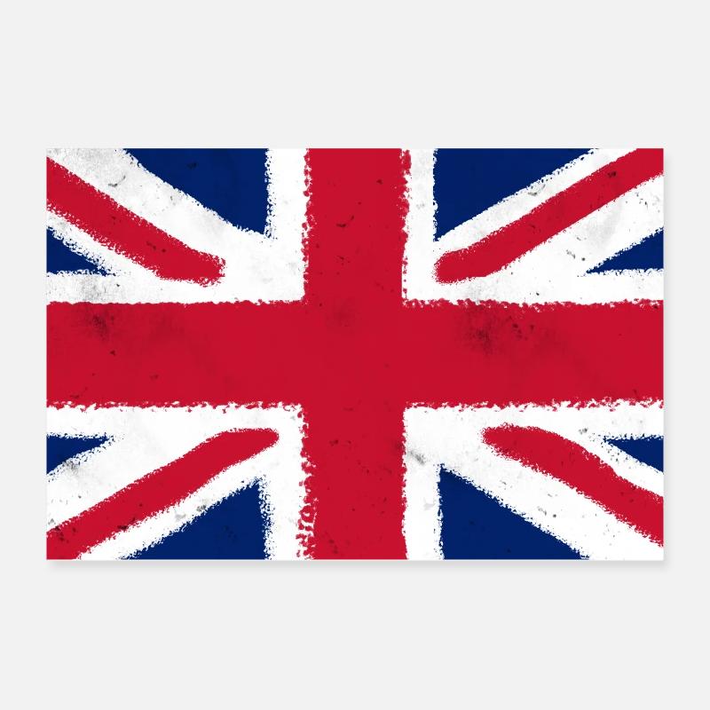 Drapeau du Royaume-Uni Poster 30 x 20 cm