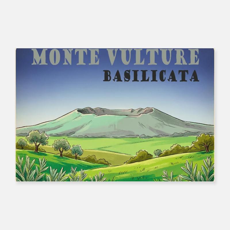 Monte Vulture Poster 30x20 cm