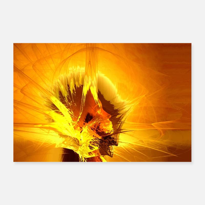 Cerebral Waves Poster 12" x 8" (30x20 cm)