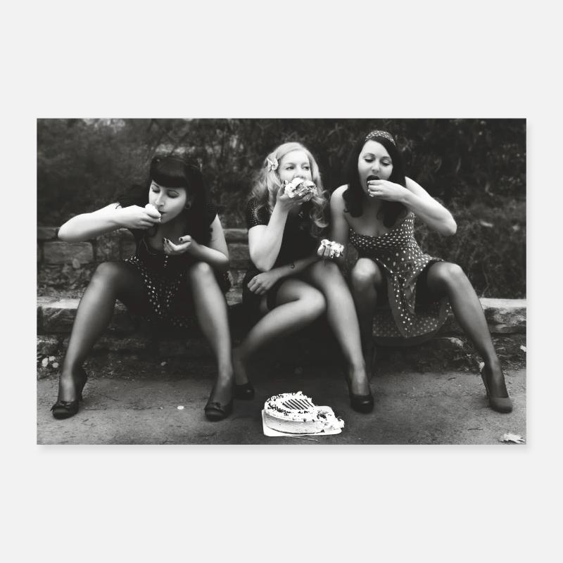 Have a break, have a cake Poster 12" x 8" (30x20 cm)