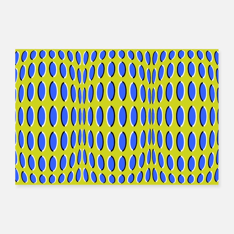 Optische Täuschung Poster 30x20 cm