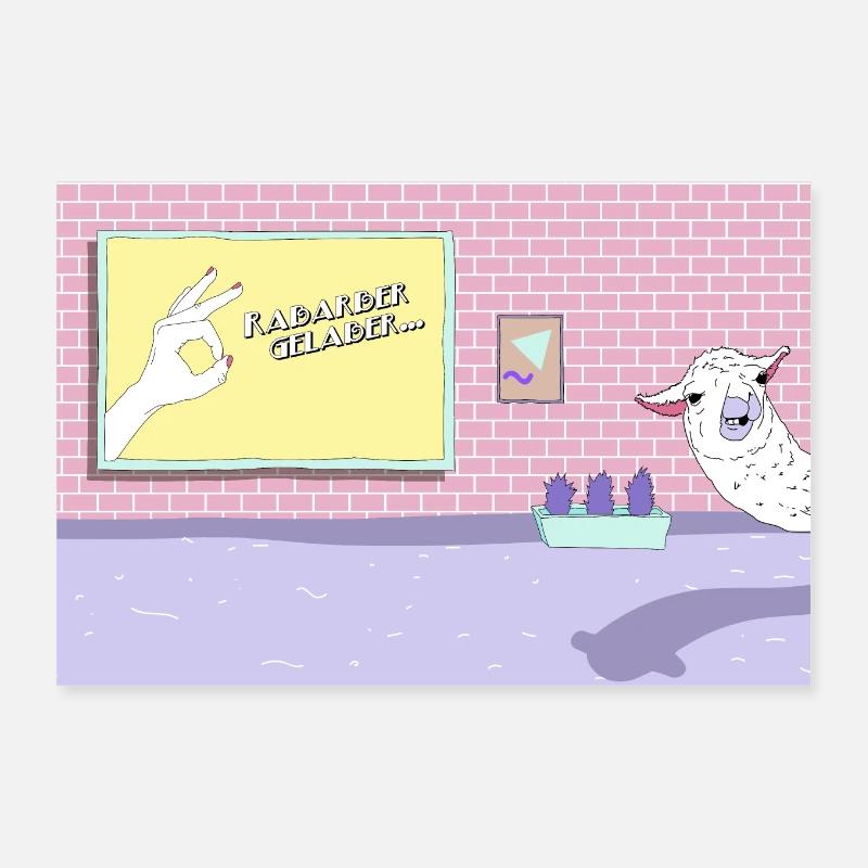 drame Lama Poster 30 x 20 cm