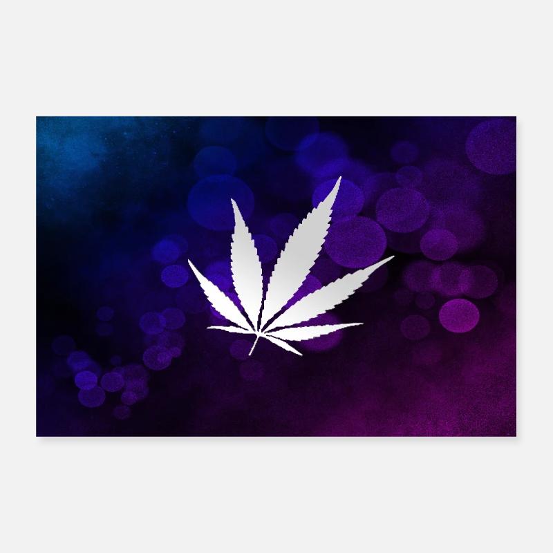 Weed - Poster 30 x 20 cm - blanc