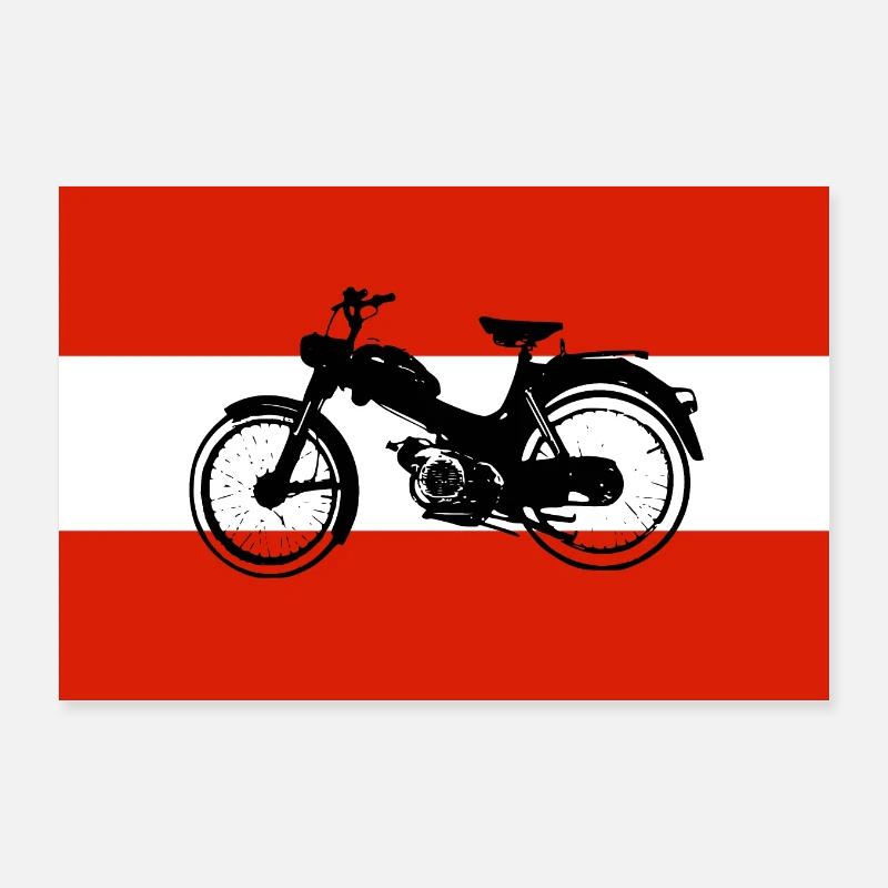 Mofa MV 50 Austria Poster 12" x 8" (30x20 cm)
