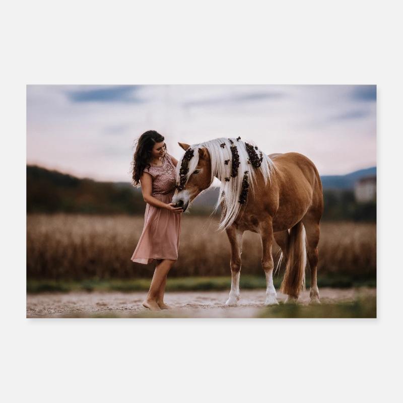 La décoration florale de l'Escada Poster 30 x 20 cm