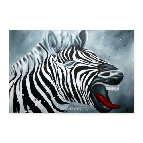 Poster Zebra - Poster 30x20 cm