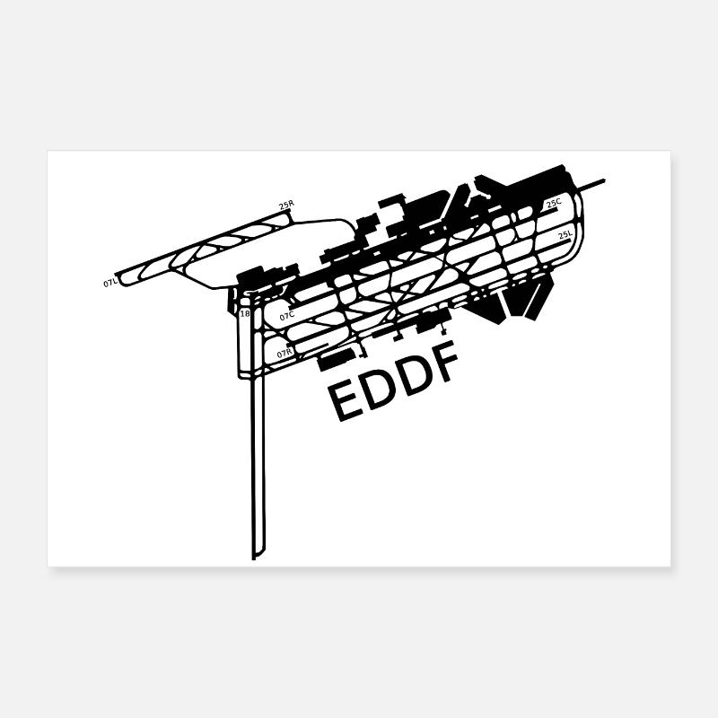 EDDF/FRA - Flughafen Frankfurt Poster 30x20 cm