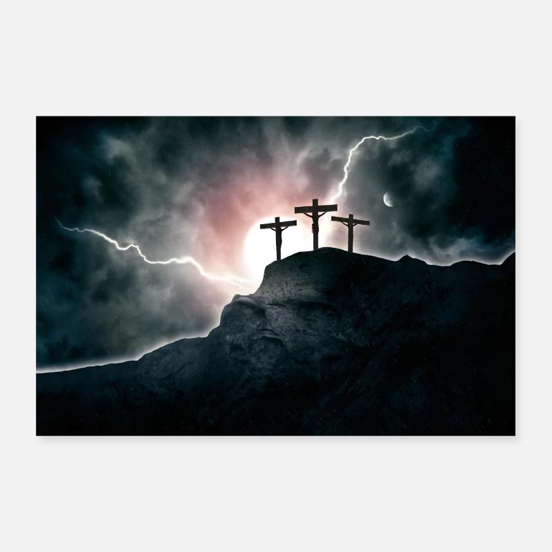 Golgotha Poster 12" x 8" (30x20 cm)