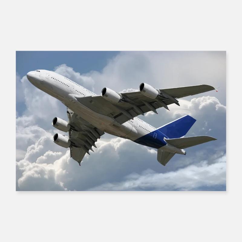 A380 Poster 12" x 8" (30x20 cm)