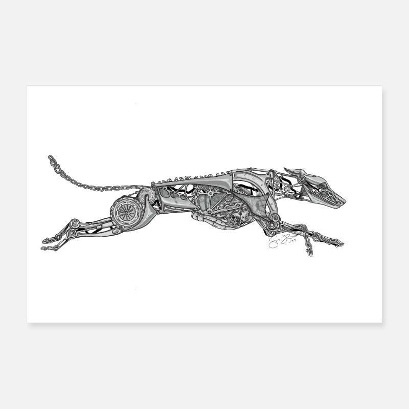 Affiche Whippetengine Poster 30 x 20 cm