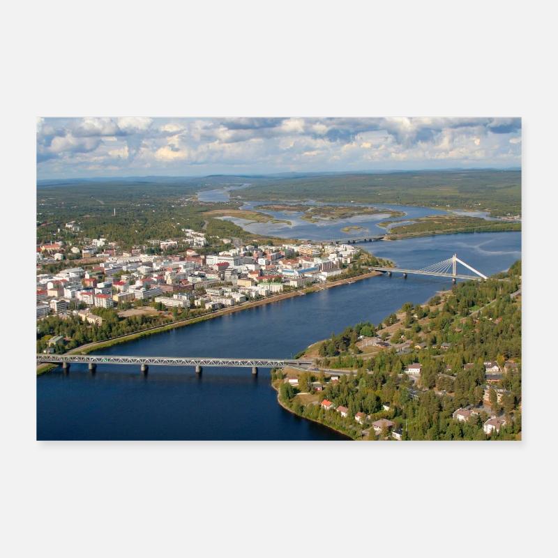 Rovaniemi Poster 12" x 8" (30x20 cm)