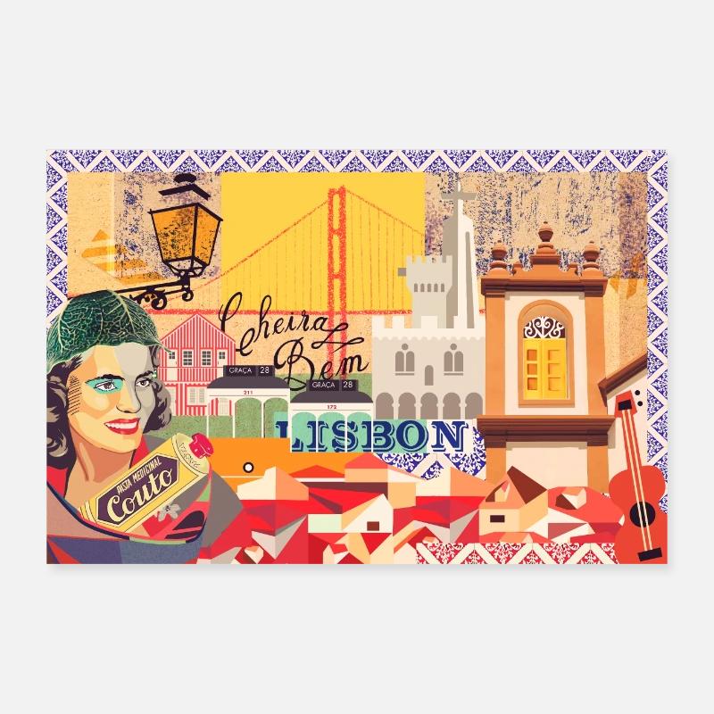 Sent lisbonne Poster 30 x 20 cm