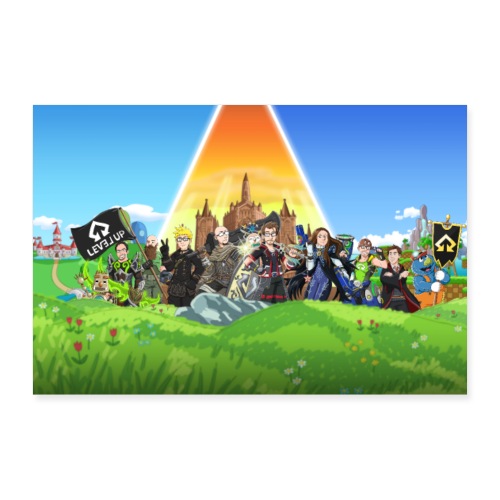 Level Up poster! - Poster 30x20 cm