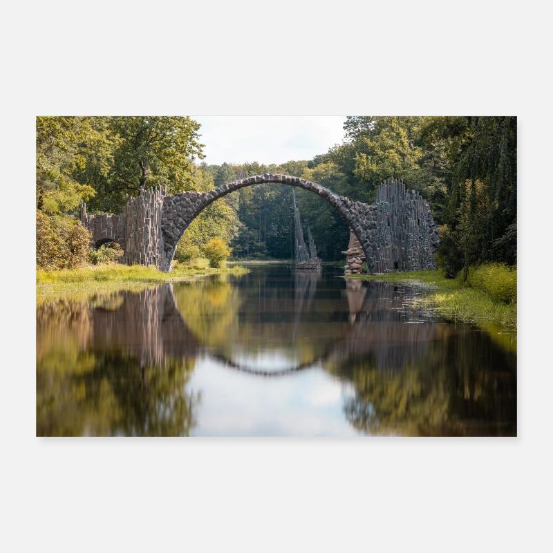 Rakotzbrücke Poster 30x20 cm