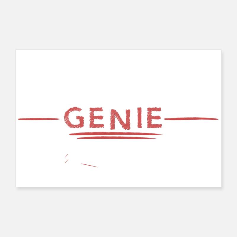 Ingenieur oder doch Genie? Poster 30x20 cm