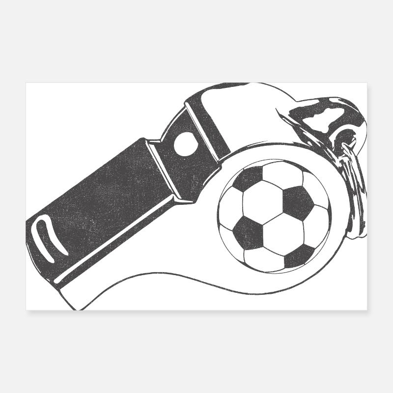 Trillerpfeife Poster 30x20 cm