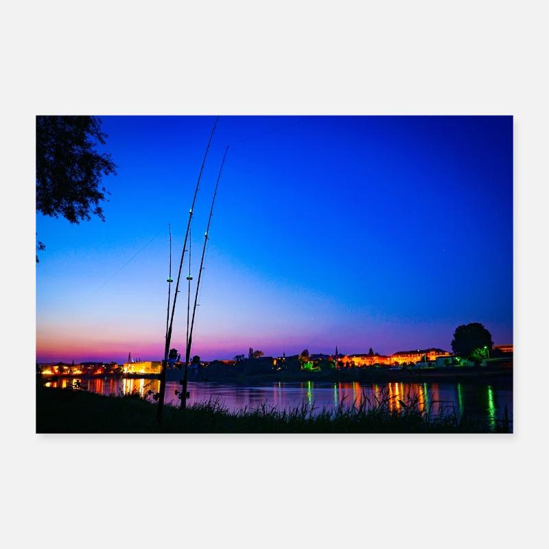 Dresden Elbe Poster 30x20 cm