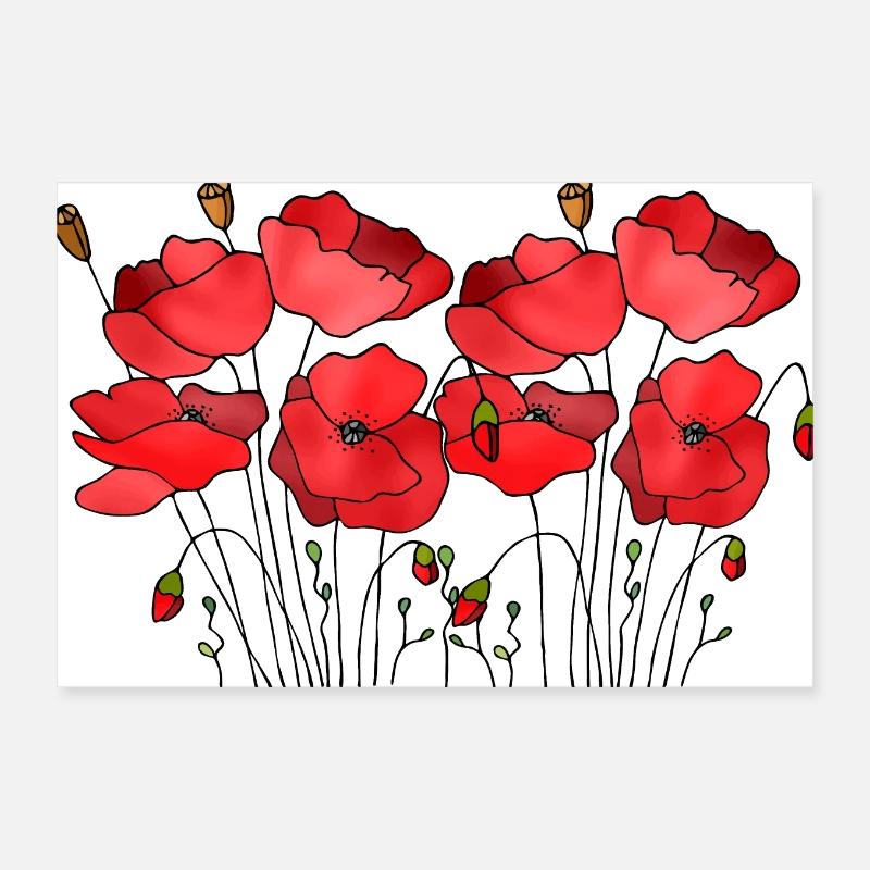 Fleur Poster 30 x 20 cm