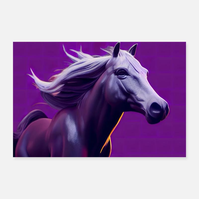 Sogna il cavallo da corsa Poster 30x20 cm