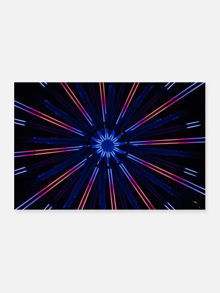 Start Lights - Poster 30x20 cm - Weiß