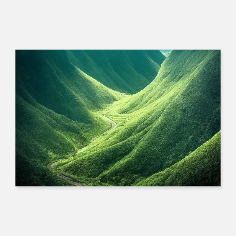 Man cannot do without nature Poster 12" x 8" (30x20 cm)