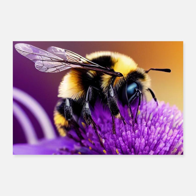 Dream about bumblebee Poster 12" x 8" (30x20 cm)