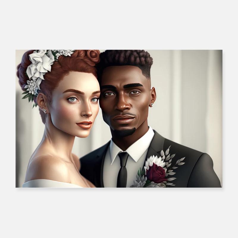 Träumen Sie von Hochzeit oder Ehe Poster 30x20 cm