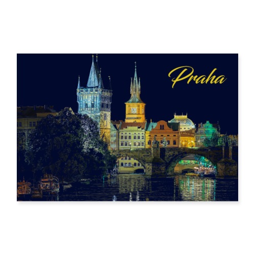 Prag - Poster 30x20 cm