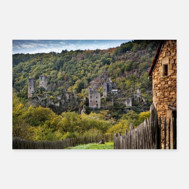 Tours de Merle Poster 30 x 20 cm