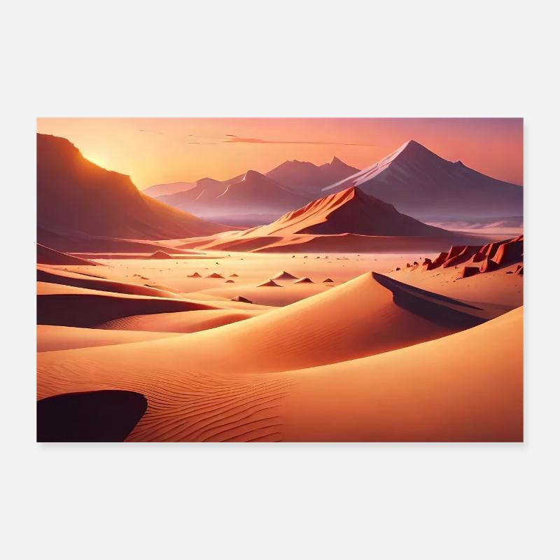 Illustration d’anime Epic Desert Poster 30 x 20 cm