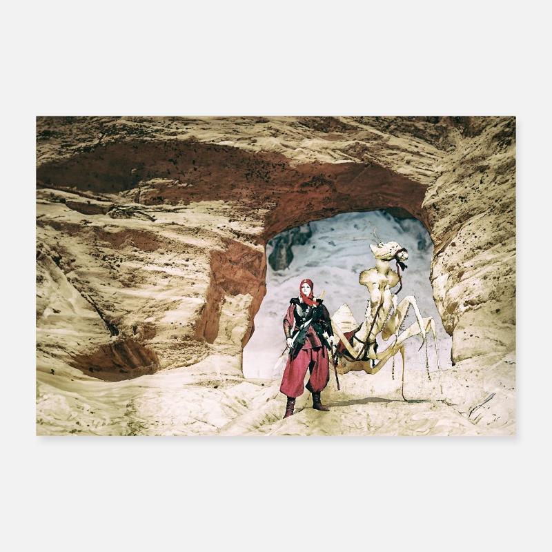 Le guerrier du désert Poster 30 x 20 cm