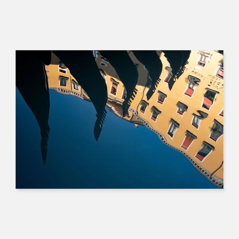 Gondeln in Venedig Poster 30x20 cm