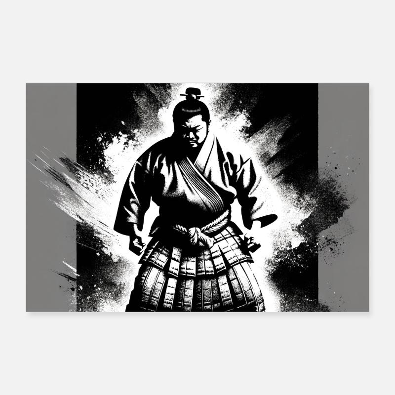 Poster Sumo Graphique Monochrome Poster 30 x 20 cm