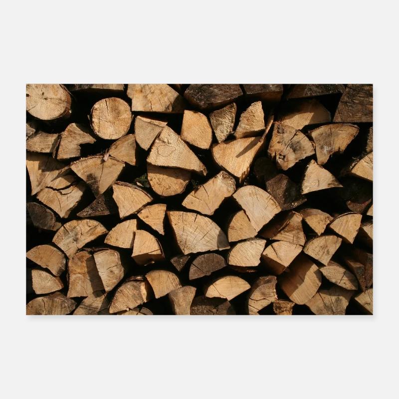 BOIS À BRÛLER Poster 30 x 20 cm