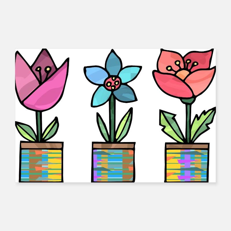 Fleur Poster 30 x 20 cm