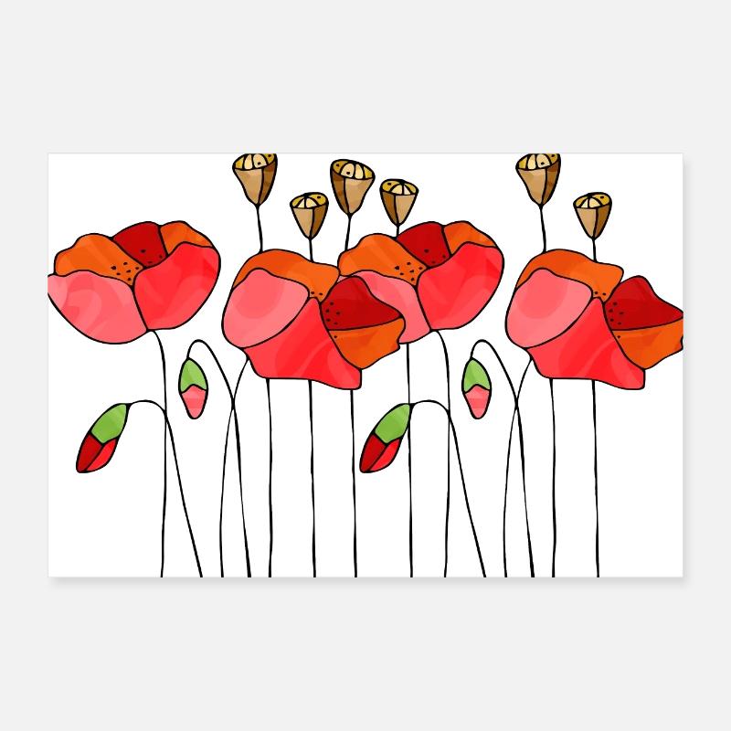 Blumen Poster 30x20 cm
