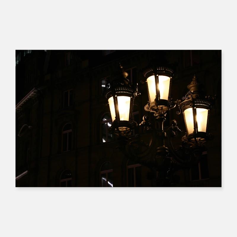 STREET LIGHT Poster 12" x 8" (30x20 cm)