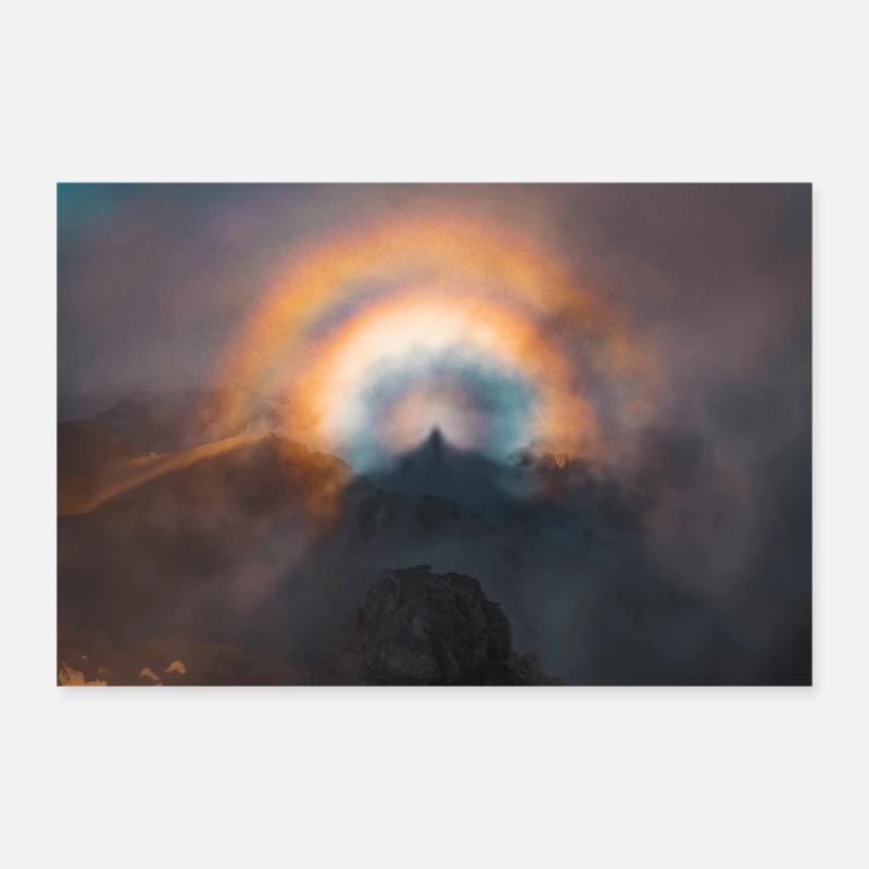 Broken Spectrum Poster 12" x 8" (30x20 cm)