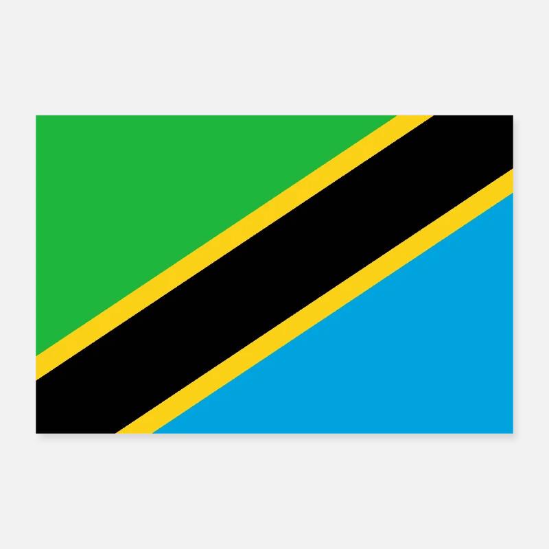 Tanzania Poster 12" x 8" (30x20 cm)