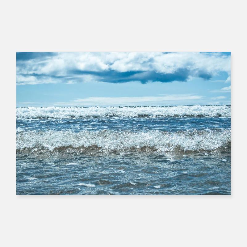 Wave noise Poster 12" x 8" (30x20 cm)
