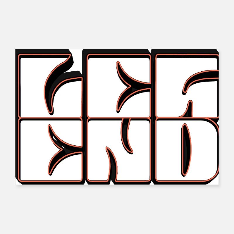 Logo de la légende Poster 30 x 20 cm
