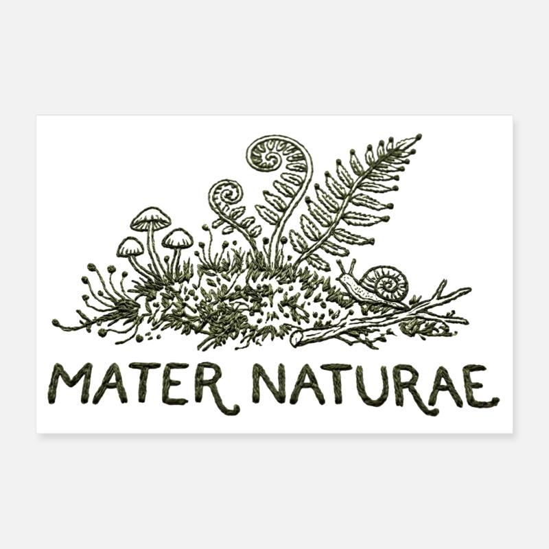 Mater Naturae Poster 30x20 cm