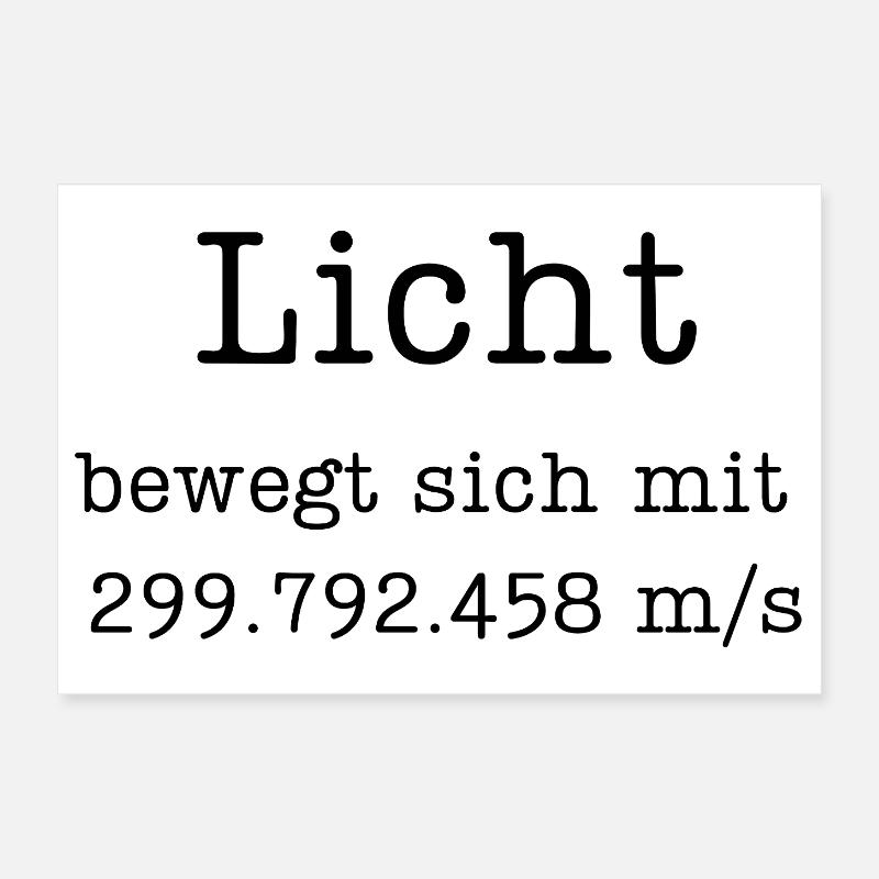 Science Snack Typewriter: Licht bewegt sich mit Poster 30x20 cm