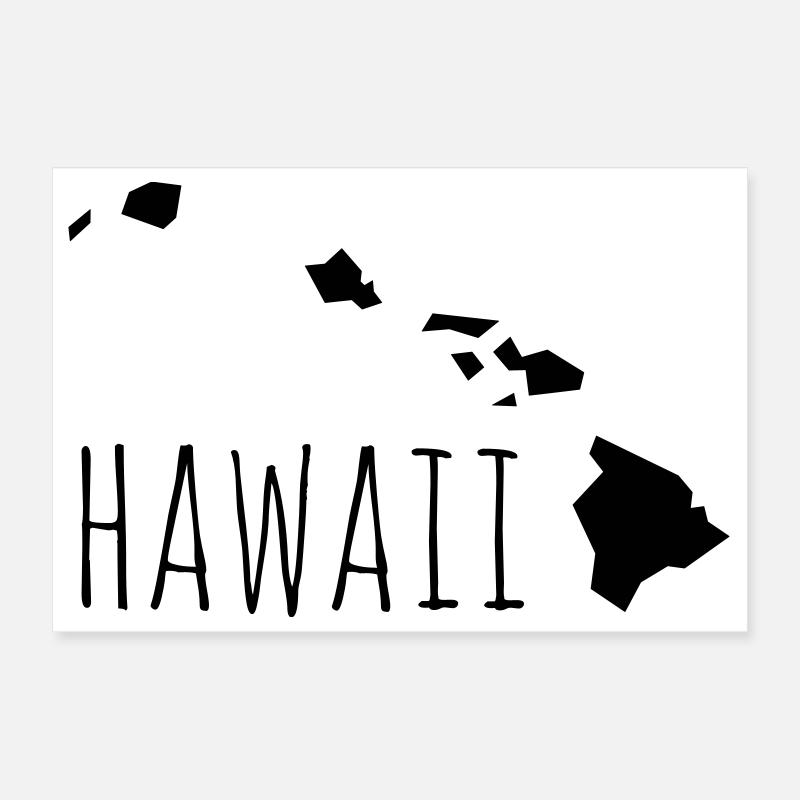 hawaii Poster 30x20 cm