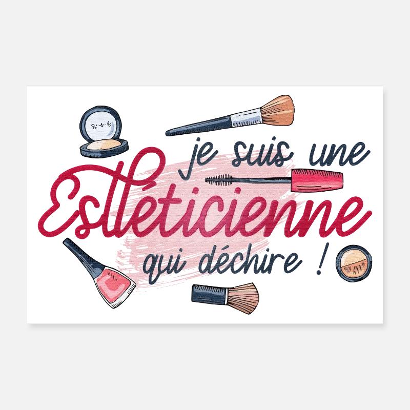 Estheticienne Poster 30 x 20 cm