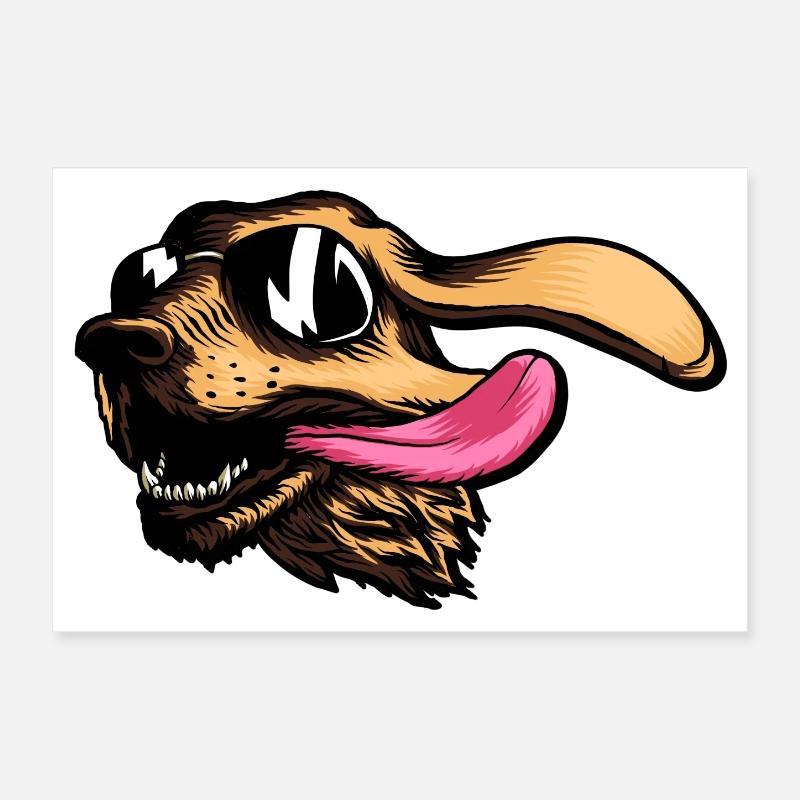 Hund Hunde Poster 30x20 cm