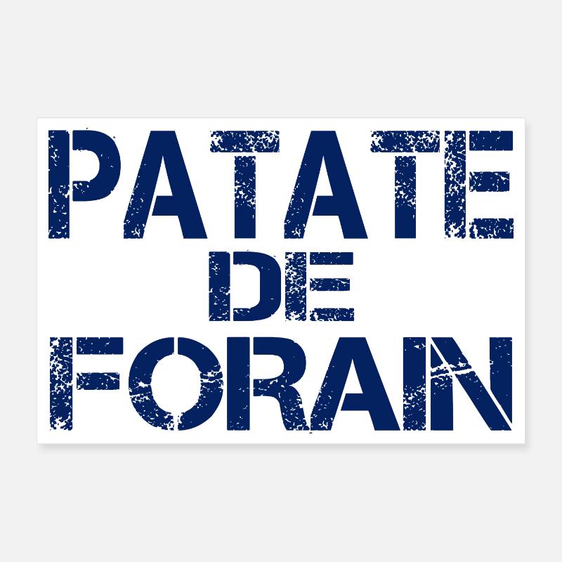 Patate forain bleu Poster 30 x 20 cm
