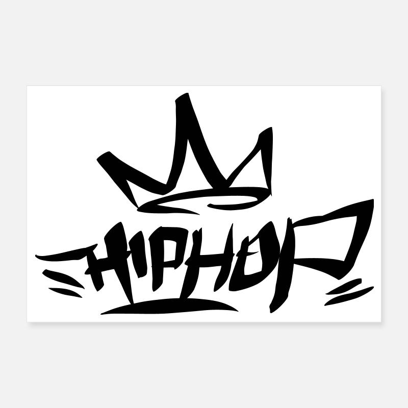 Graffiti Tag HipHop King 01 1C Poster 30x20 cm