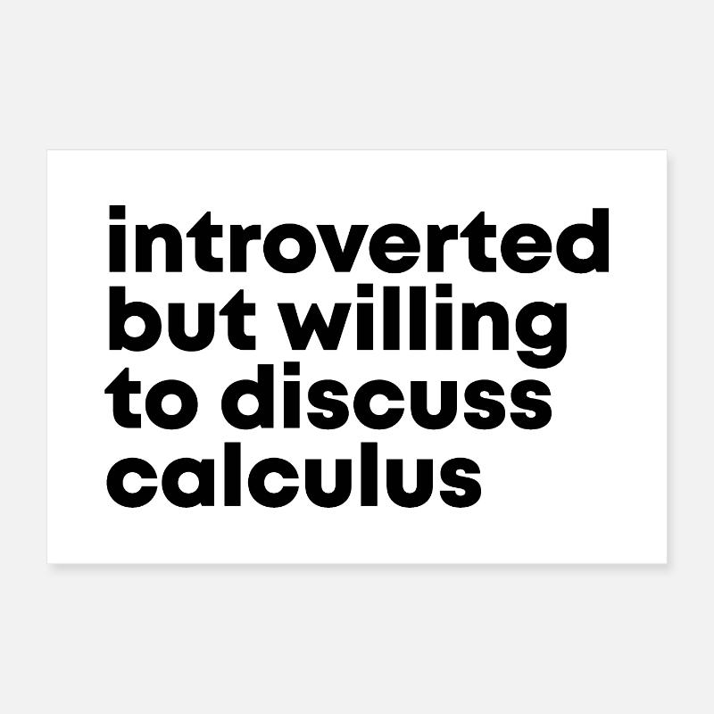 calcul Poster 30 x 20 cm