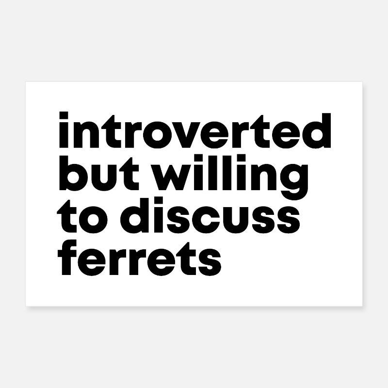 furet Poster 30 x 20 cm